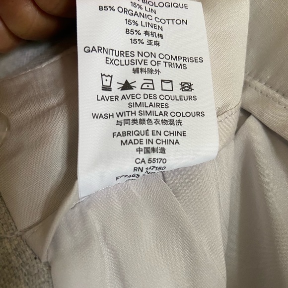 NWT The Balloon Fit Amelia Pant in Speckled Grey size 10 - Picture 6 of 6